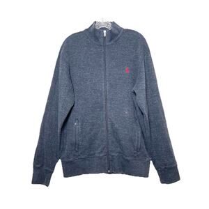 Polo Ralph Lauren Men's Charcoal‎ Gray Performance Full Zip Jacket Size Large